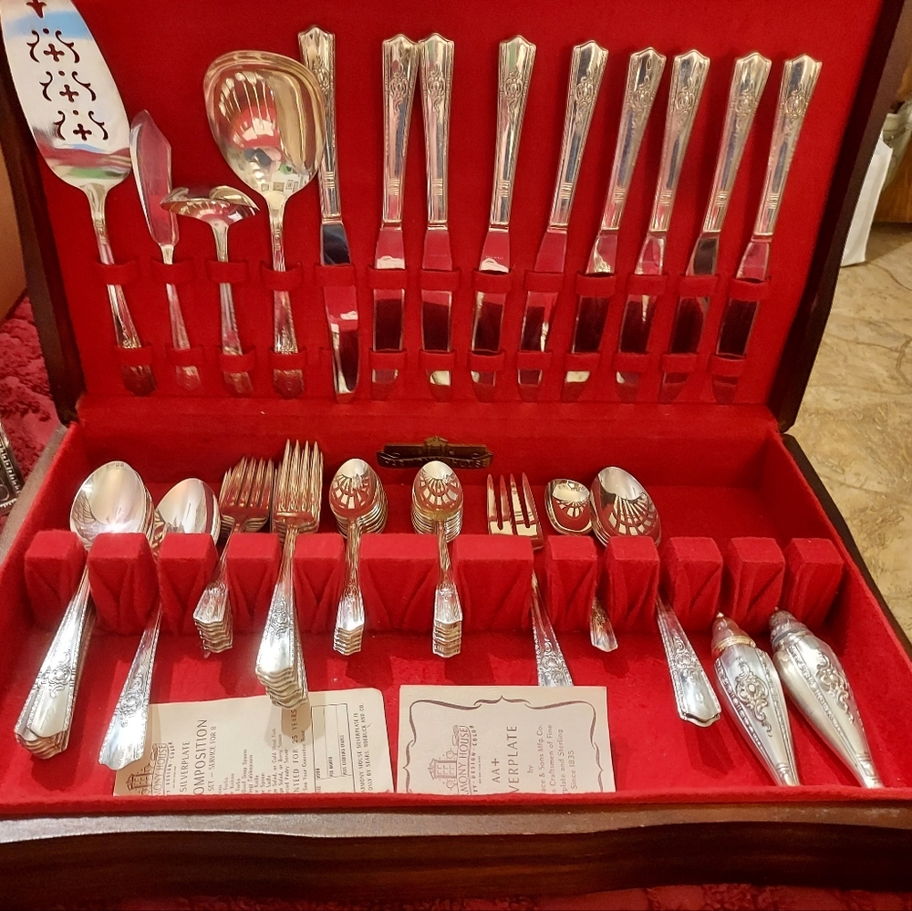 Harmony House By Sears And Roebuck Flatware 53 Pieces In Box - Picture 9 of 9